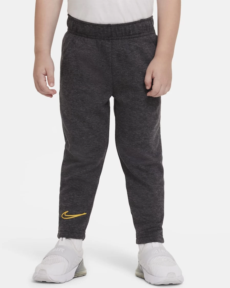 Nike Boys Toddler Dri-FIT Doodle Pants - Black Heather Athletic Training Joggers