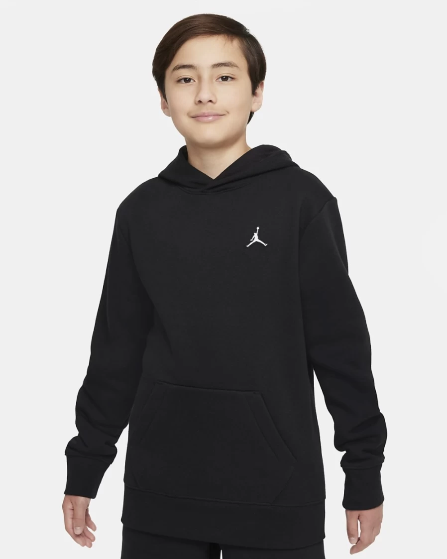 Nike Boys' Jordan Black Pullover Hoodie for Big Kids
